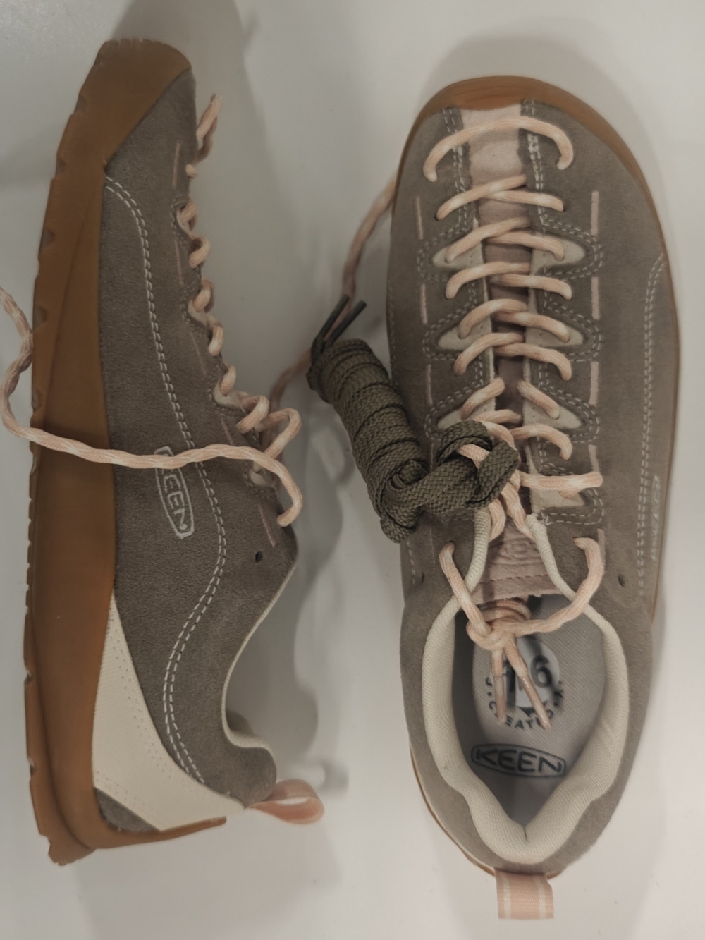 KEEN Jasper Suede Approach Sneakers Men’s US 9.5 EU 42.5 Brown Hiking Shoe - Picture 7 of 12